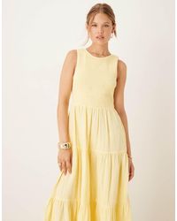 Nobody's Child - Charlie Sleeveless Tiered Midi Dress - Lyst