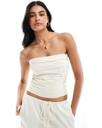 Mango - Ruched Cami Co-ord Top - Lyst