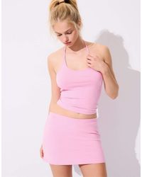 Stradivarius - Mini Skort - Lyst