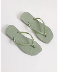Havaianas - Slim Square Toe Flip Flops - Lyst