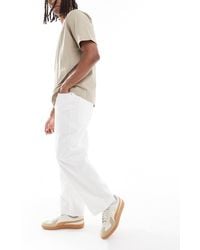 Bershka - – baggy-jeans aus jacquard - Lyst