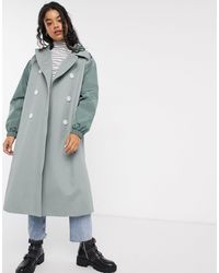 ASOS – Hybrid – Trenchcoat - Mehrfarbig