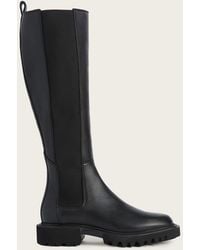 AllSaints - Maeve Leather Boots - Lyst
