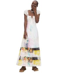 Desigual - Short Sleeve Dress 100% Cotton - Lyst