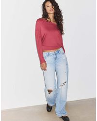 Stradivarius - Waistband Effect T-Shirt - Lyst