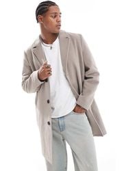 Brave Soul - Single Breasted Overcoat - Lyst