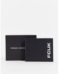 French Connection Черный Бумажник С Крупным Логотипом Fcuk-черный Цвет