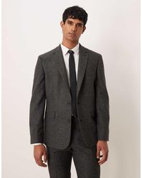 ASOS - Slim Suit Jacket With Wool - Lyst