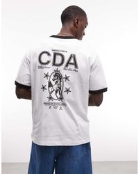 ASOS - Relaxed Ringer T-shirt With Cowboy Graphic - Lyst