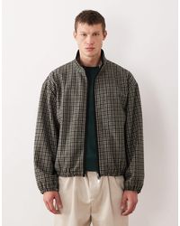 ASOS - – karierte oversize-trainingsjacke - Lyst