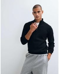 Threadbare - Classic 1/4 Zip Sweatshirt - Lyst