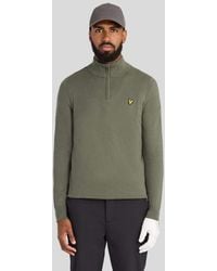 Lyle & Scott - Mid Knits Golf Quarter Zip Jumper - Lyst