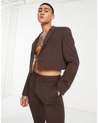 ASOS - Skinny Cropped Suit Jacket - Lyst