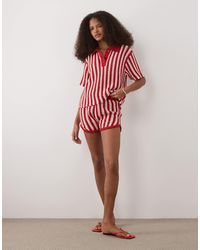 ASOS - Knitted Crochet Micro Short Co-Ord - Lyst