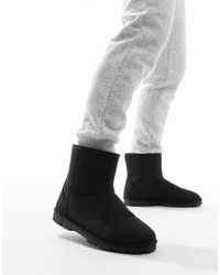ASOS - Pantoffellaarzen Van Imitatiesuède - Lyst