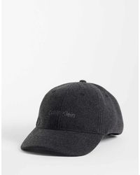 Calvin Klein - Felt Cap With Embroidered Logo - Lyst
