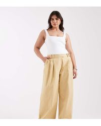 ASOS - Curve Tailored Relaxed Trousers - Lyst