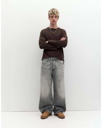 Pull&Bear - – weit geschnittene jeans - Lyst