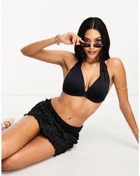 ASOS - Fuller Bust Sleek Molded Supportive Triangle Bikini Top - Lyst