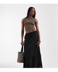 Vero Moda - Dobby Texture Boho Maxi Skirt - Lyst