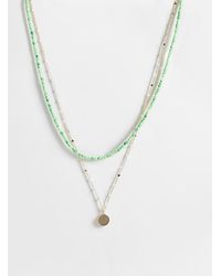 ASOS - 2 Pack Coin And Beaded Necklace - Lyst