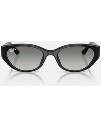 Ray-Ban - Rb4457D Rectangle Sunglasses With Lens - Lyst