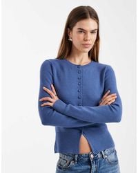 Threadbare - Cardigan Girocollo - Lyst