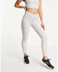 South Beach - Wrap High Waist Ribbed leggings - Lyst