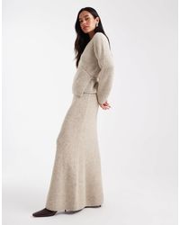 4th & Reckless - – gerippter maxirock mit meerjungfrauensaum - Lyst