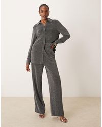 Y.A.S - Pantalon large d'ensemble à paillettes - Lyst