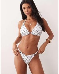 Peek & Beau - Bikini Bottom With Bow Detail - Lyst