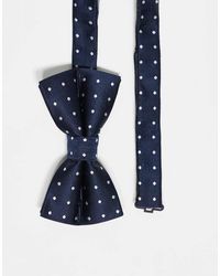 French Connection - French Connection Polka Dot Bow Tie - Lyst