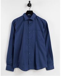 Bolongaro Trevor Classic Slim Fit Shirt - Blue