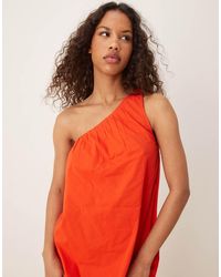 Nobody's Child - One-shoulder Asymmetric Trapeze Midi Dress - Lyst