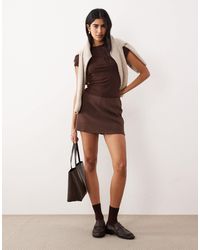 ASOS - – sehr kurzer skort aus ponte-stoff - Lyst