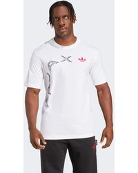adidas Originals - Ajax amsterdam - t-shirt à motif - Lyst