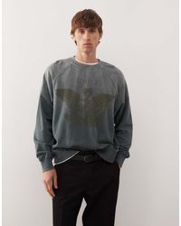 Deus Ex Machina - Dark Green Oversized Sweatshirt - Lyst