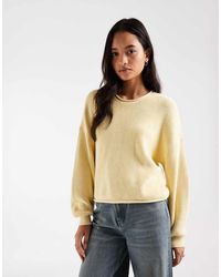 Hollister - Knitted Boxy Crew Neck Jumper - Lyst