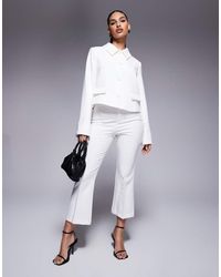 River Island - Crop Flare Co Ord - Lyst