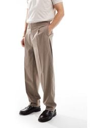 ASOS - Smart Oversized Tapered Trousers - Lyst