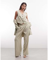 AllSaints - Aleida Tri Co-ord Tailored Waistcoat Top - Lyst