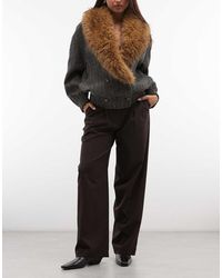 ARKET - Stretch Wool Tailored Straight Leg Trousers - Lyst