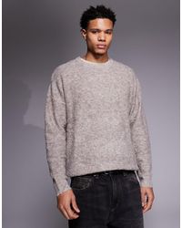 ASOS - – oversize-strickpullover aus bouclé - Lyst
