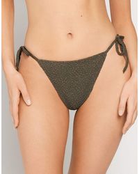 Tezenis - Crinkle Dune Brazilian Bikini Bottoms - Lyst