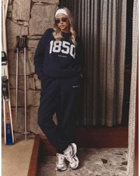 4th & Reckless - X Felicia Wedin Apres Ski Cuffed Trackies With Embroidered Logo - Lyst