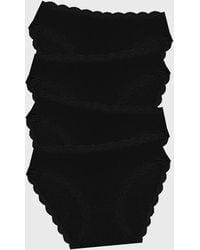 Stripe & Stare - Mid Rise High Leg Knicker Four Pack - Lyst