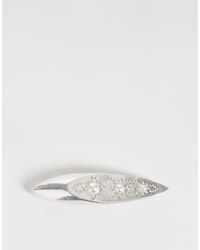 Reclaimed Vintage - Worn Barrette Clip With Pearl Details - Lyst