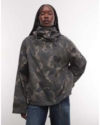 Weekday - Funnel Neck Jacket With Hood - Lyst