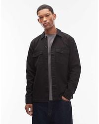 AllSaints - Spotter Slim Fit Overshirt - Lyst