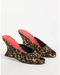 ASOS - Navigate Peep Toe Wedges - Lyst
